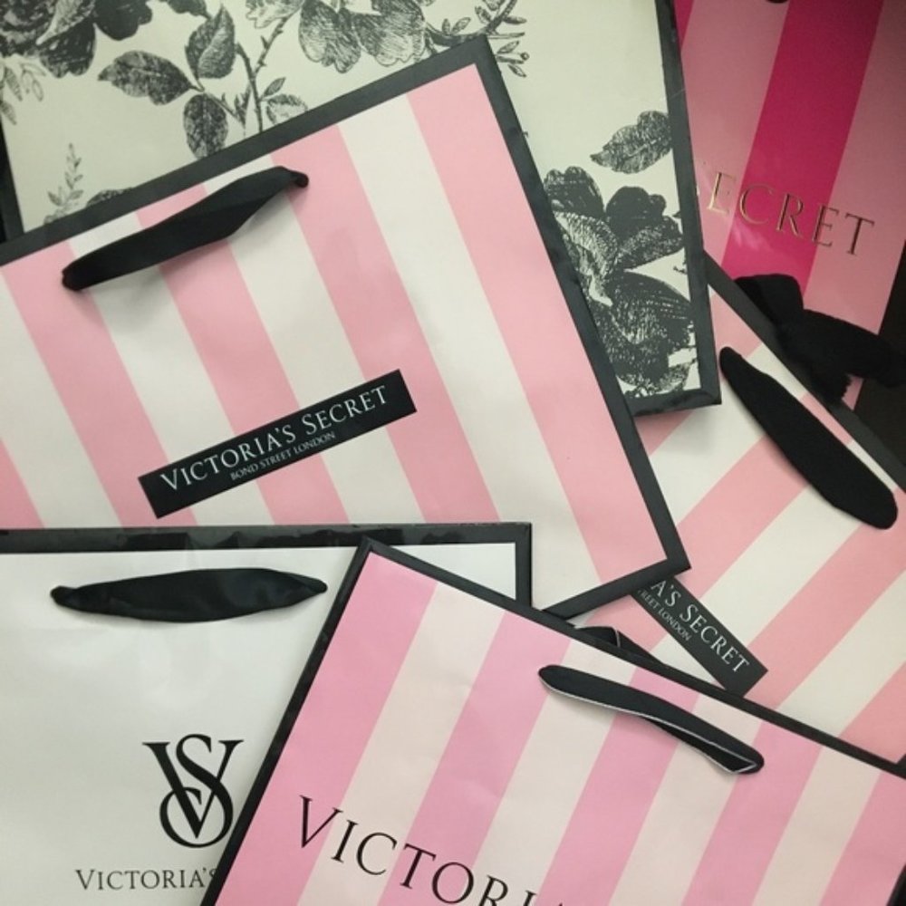 Victoria's Secret Pink Small Paperboard Shopping Gift Bag